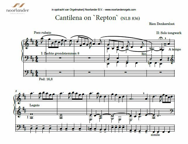 Cantilena on Repton - Rien Donkersloot