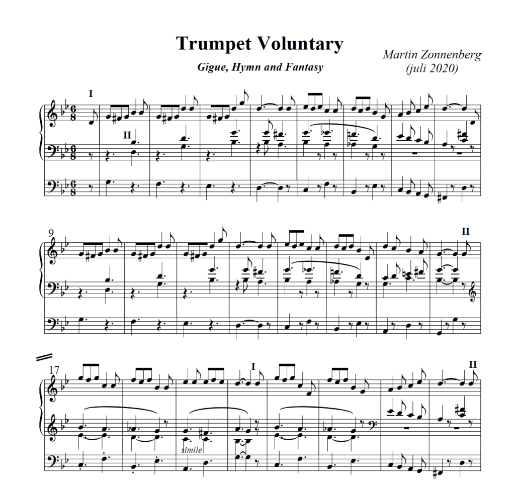Trumpet Voluntary - Martin Zonnenberg